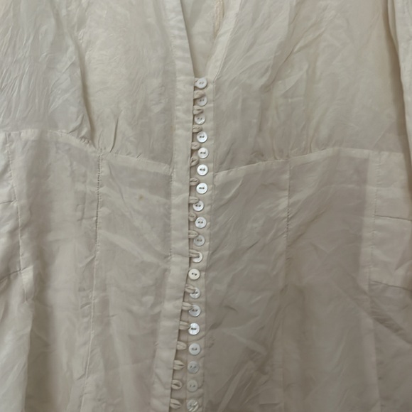 Silk top in cream by Zara - Picture 2 of 4